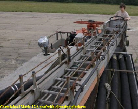 Carmichael Mark 12A roof with elevating platform Carmichael Mark 12A roof with elevating platform