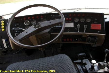 Carmichael Mark 12A Cab Interior Carmichael Mark 12A Cab Interior