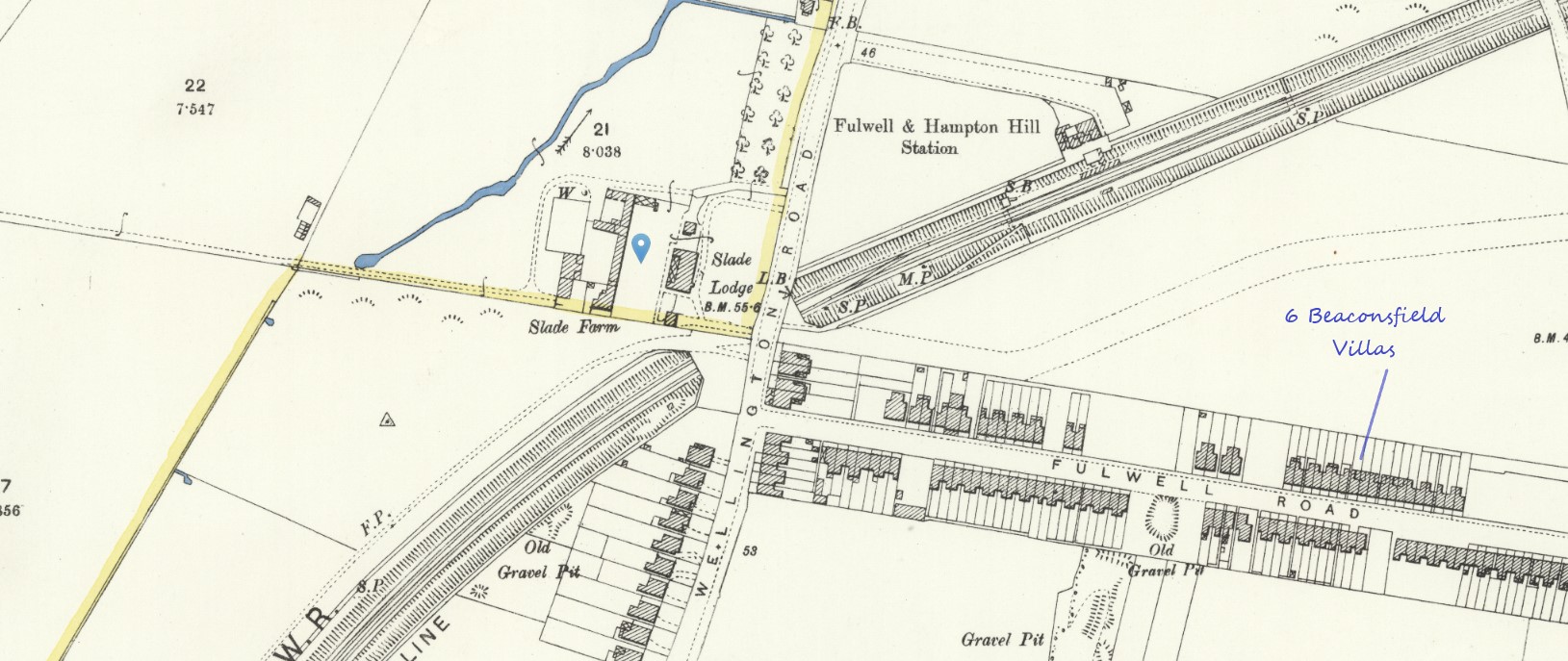OS 25 Map Slade Farm