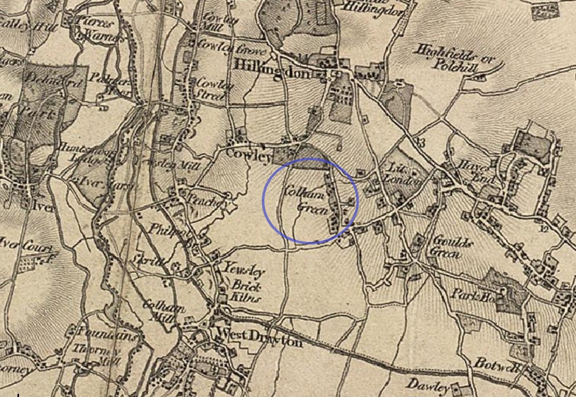 OS First Series Colham Green