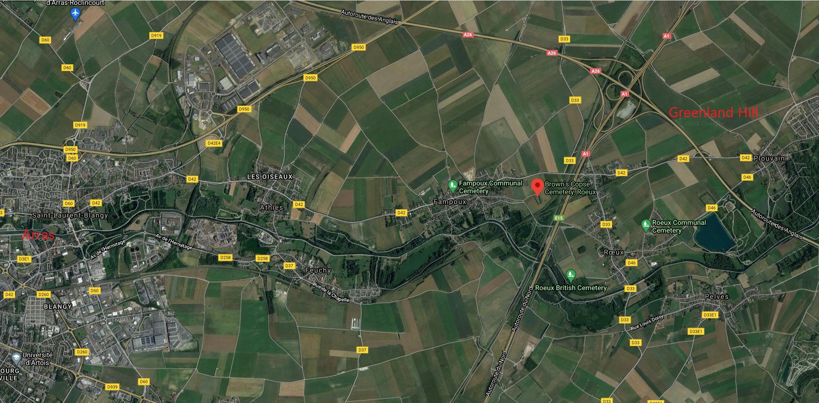 Google Map Greenland Hill