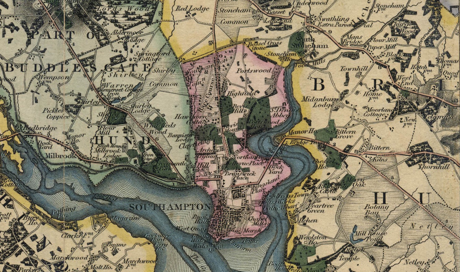 Greenwoods Hampshire 1826 Part