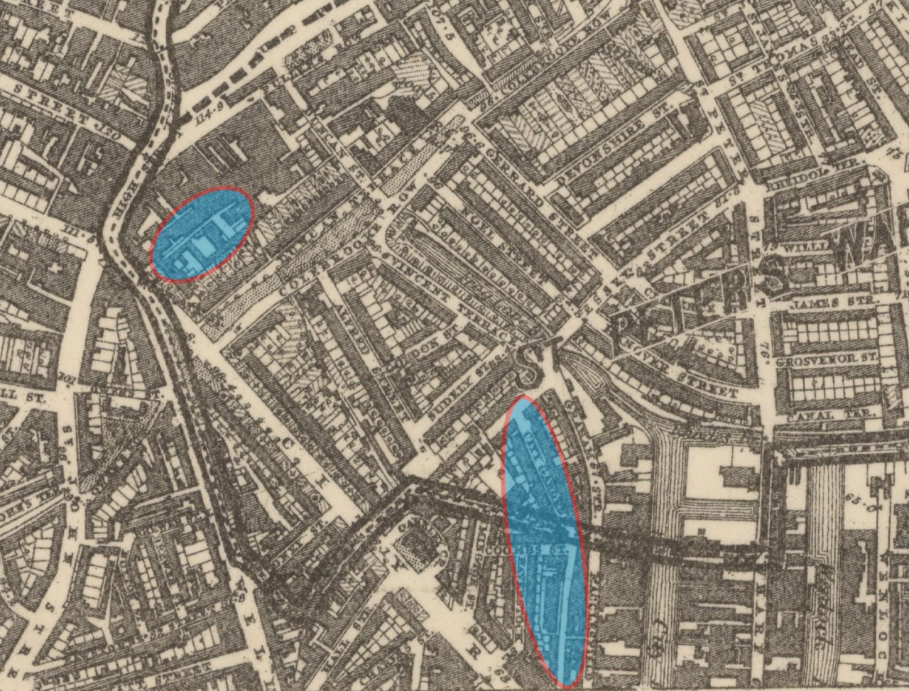Islington 1885 South St Peters Ward