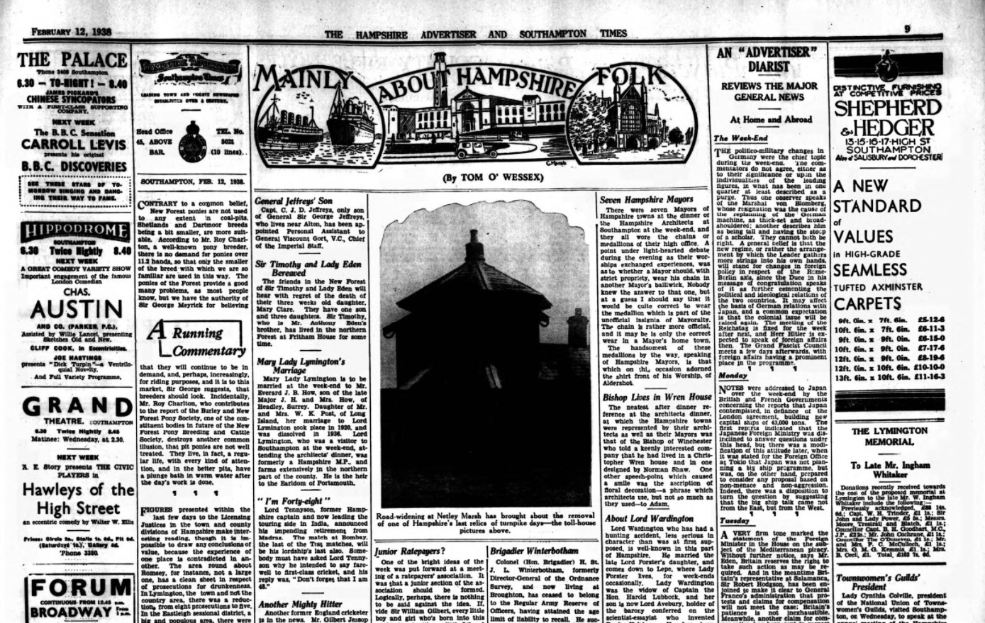 Netley Marsh tollgate