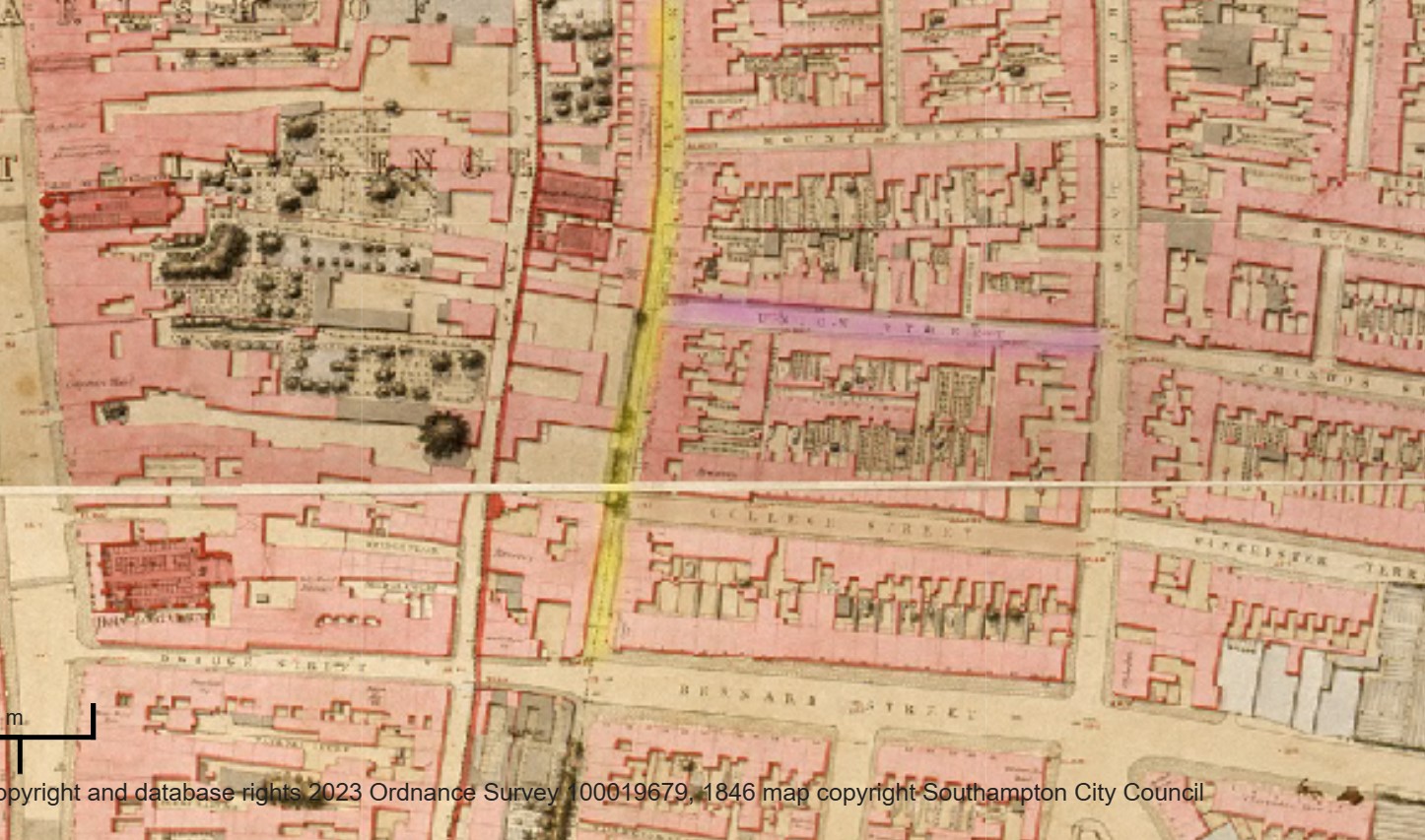 Canal Walk Union Street College Street 1840