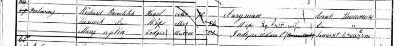 Census 1841 Mary Aplin Partway Thorncombe