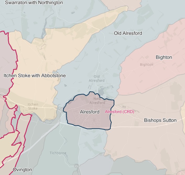 England Jurisdictions 1851 Alresford 2