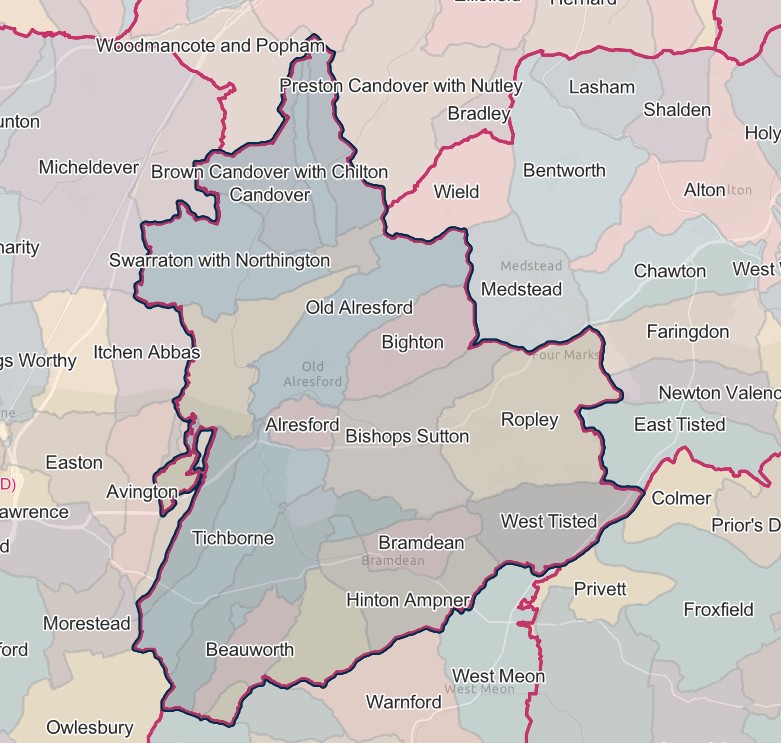 England Jurisdictions 1851 CRD Alresford 2