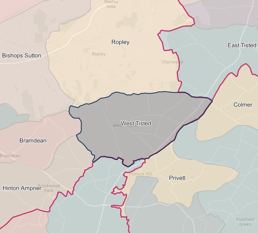England Jurisdictions 1851 West Tisted 2