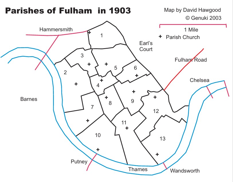 GENUKI Parishes of Fulham 1903