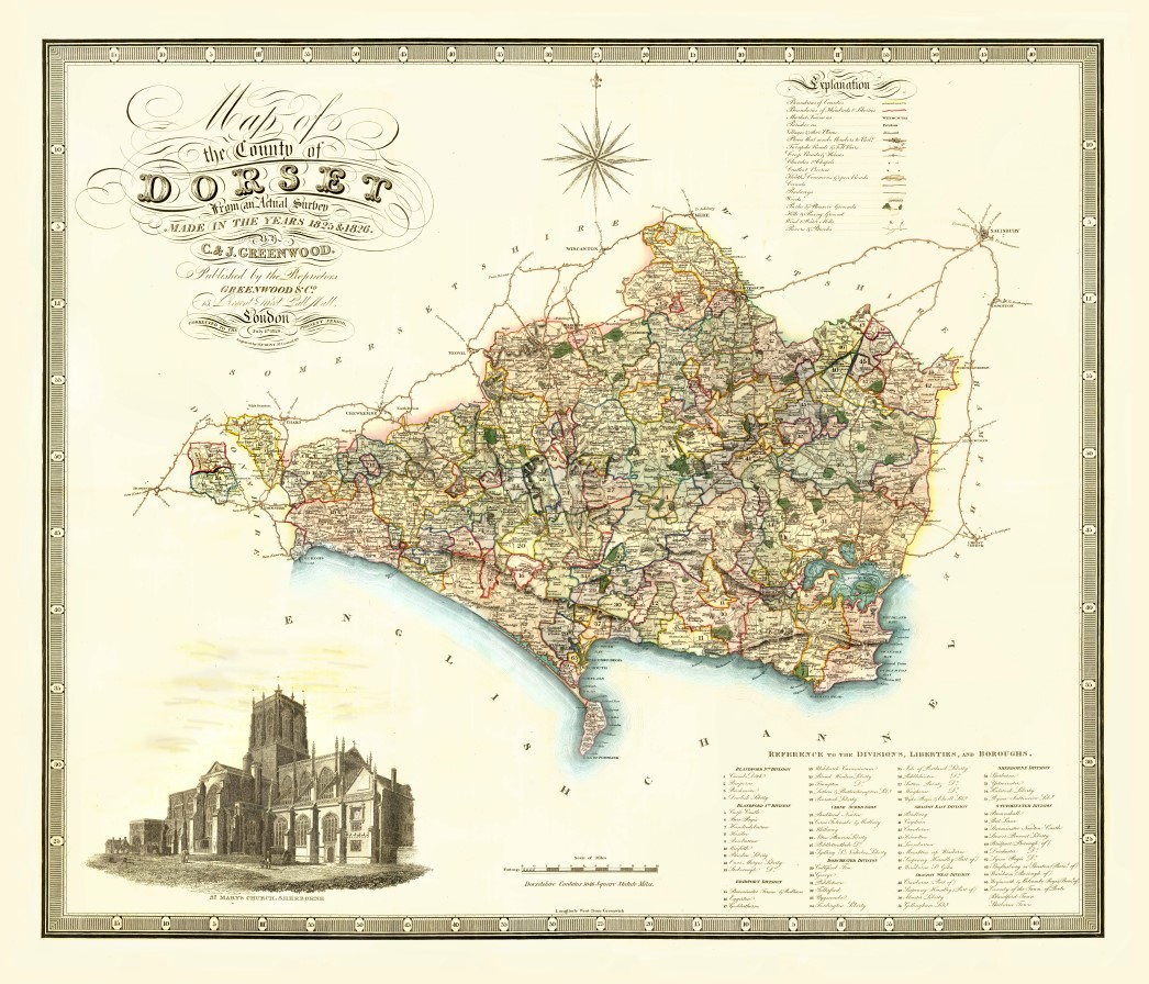 Greenwood Atlas CD Dorset 50pc