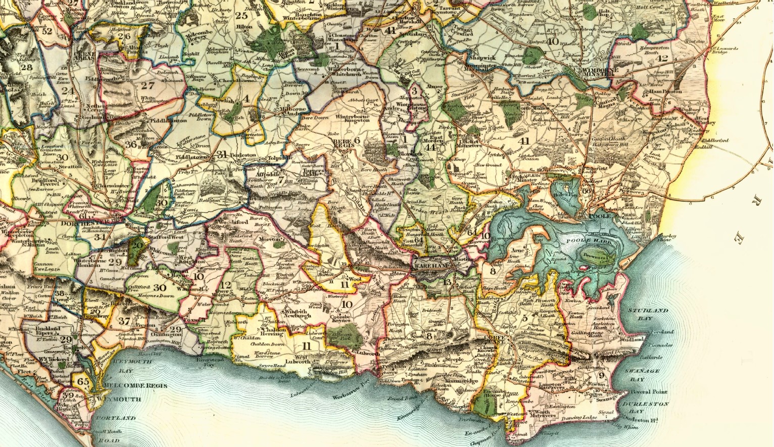 Greenwood Atlas CD Dorset South East