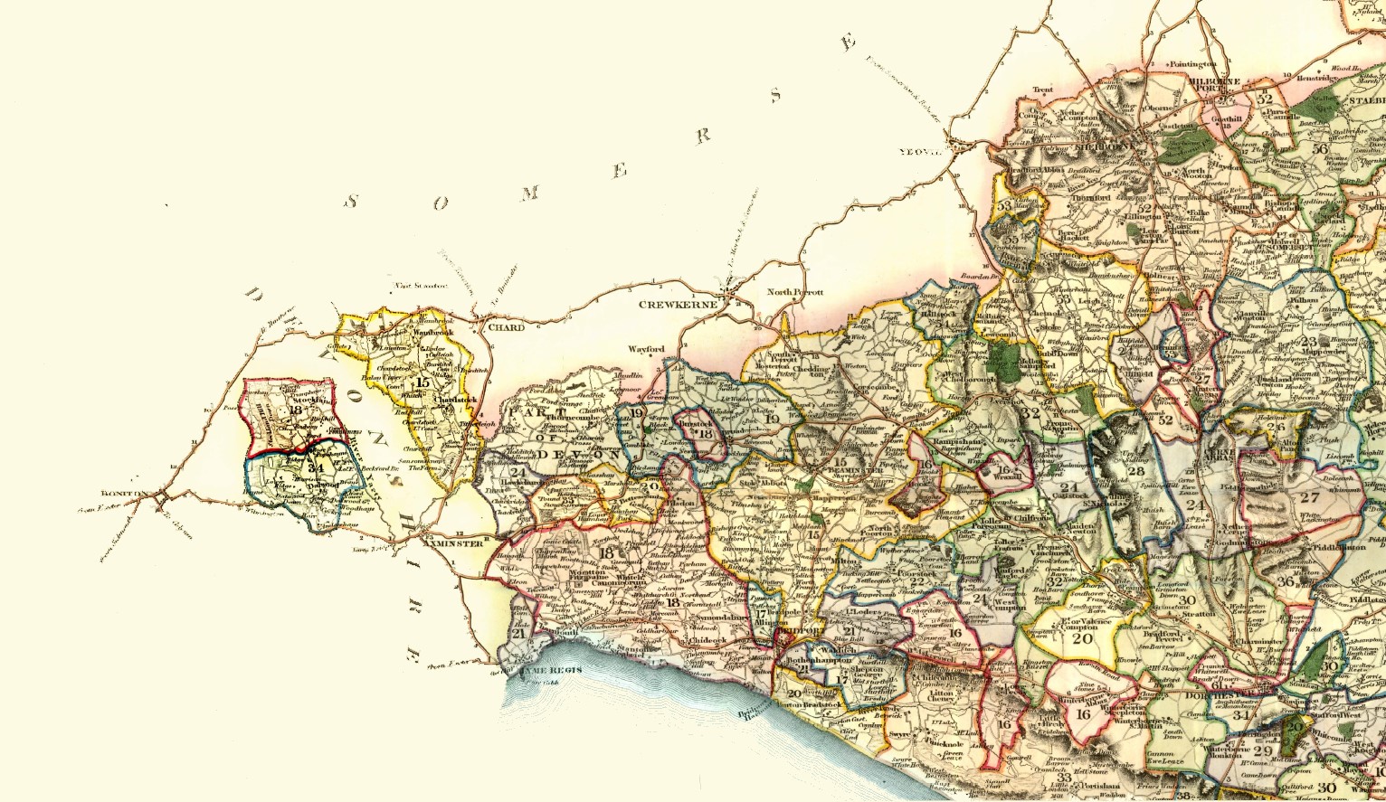 Greenwood Atlas CD Dorset West
