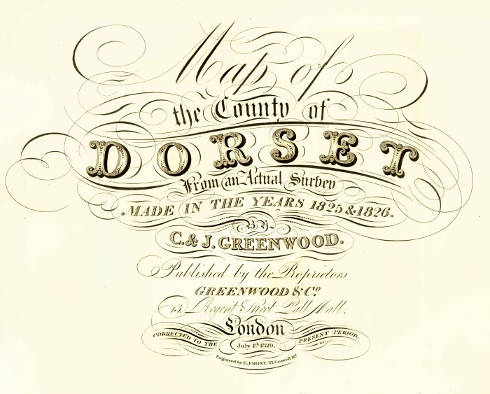 Greenwood Atlas CD Dorset title