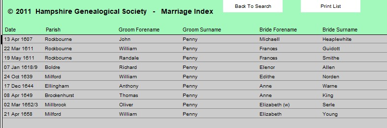 HGS Mar 1538 1660 G Penny All