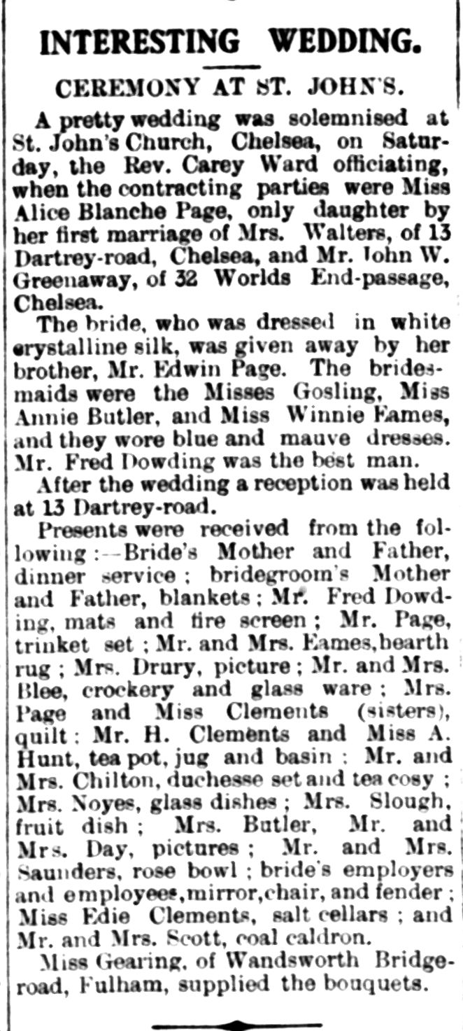 Interesting Wedding Ceremony at St Johns