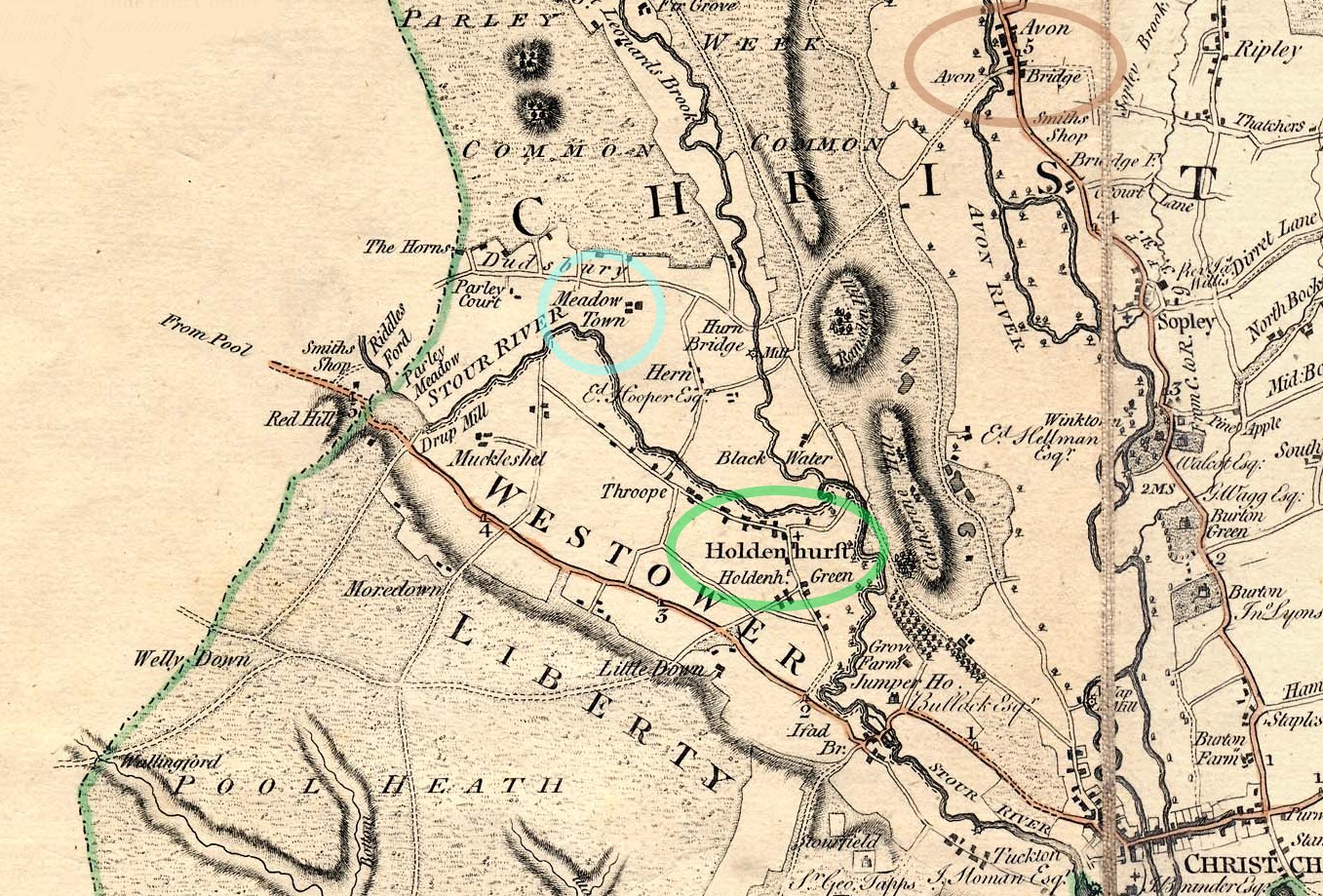 Milne 1791 Meadow Town Hampshire