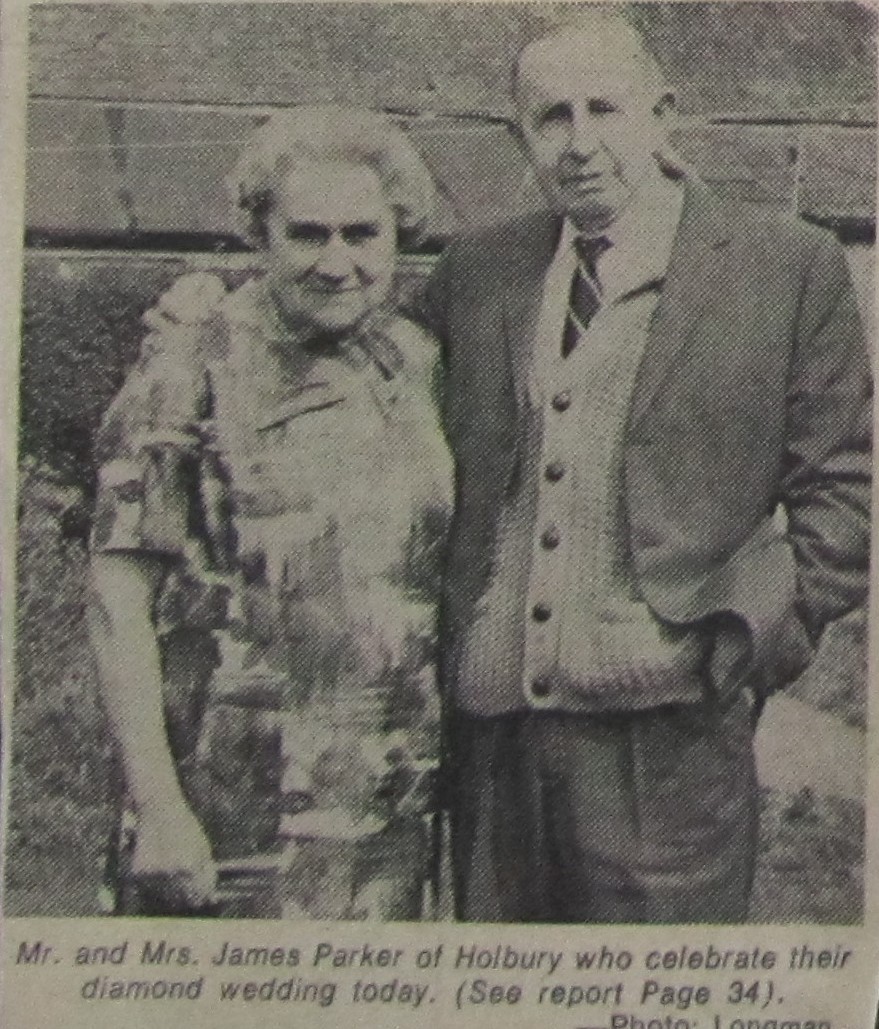 Newspaper clip J Parker A