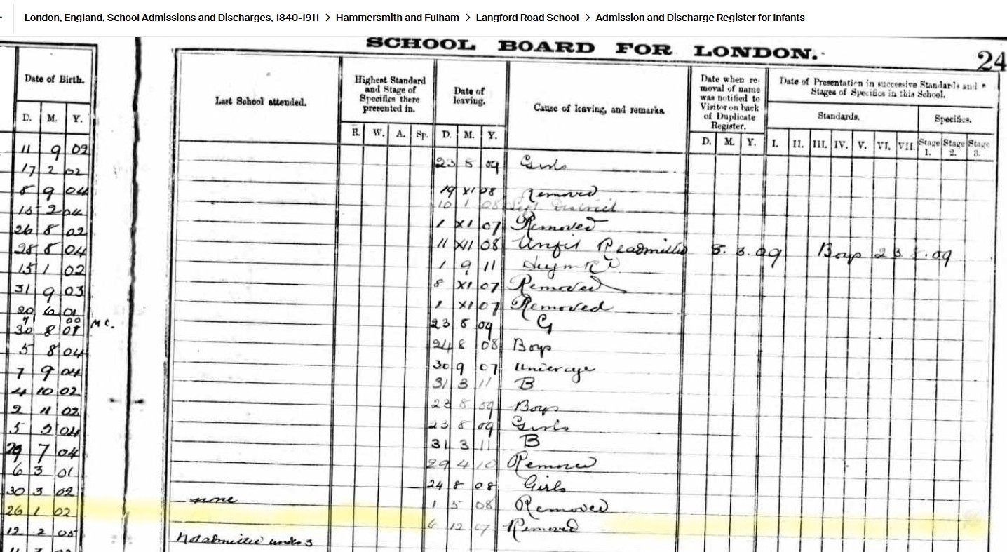School Board Edward L Page Langford Road B