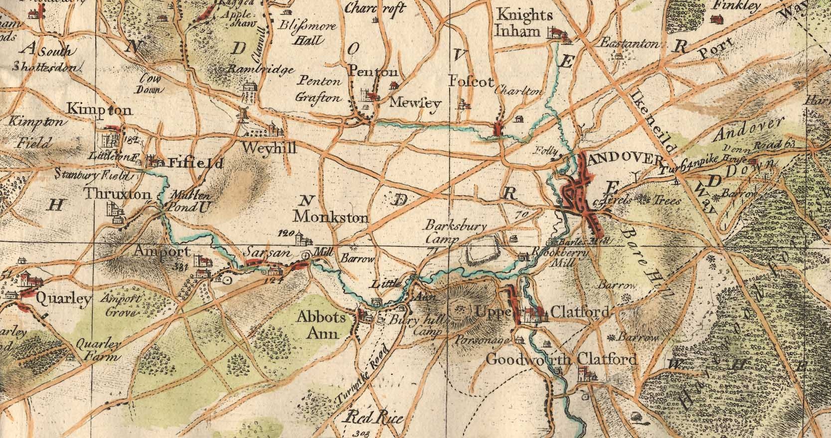 Taylor Hampshire 1759 Abbots Ann