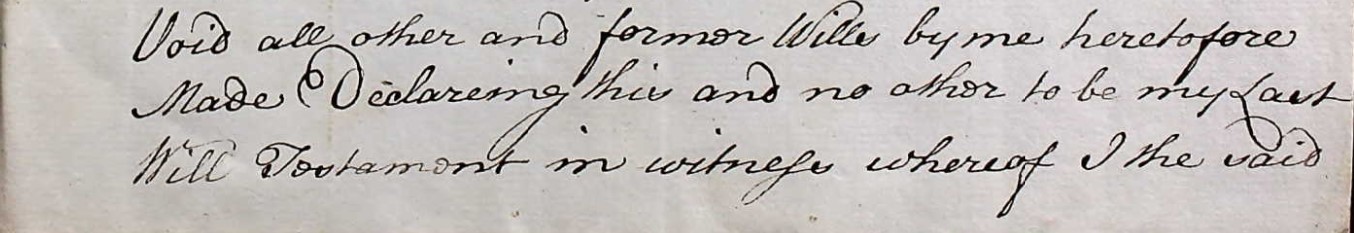 Will of Henry Biddlecombe of Kingston extract 4