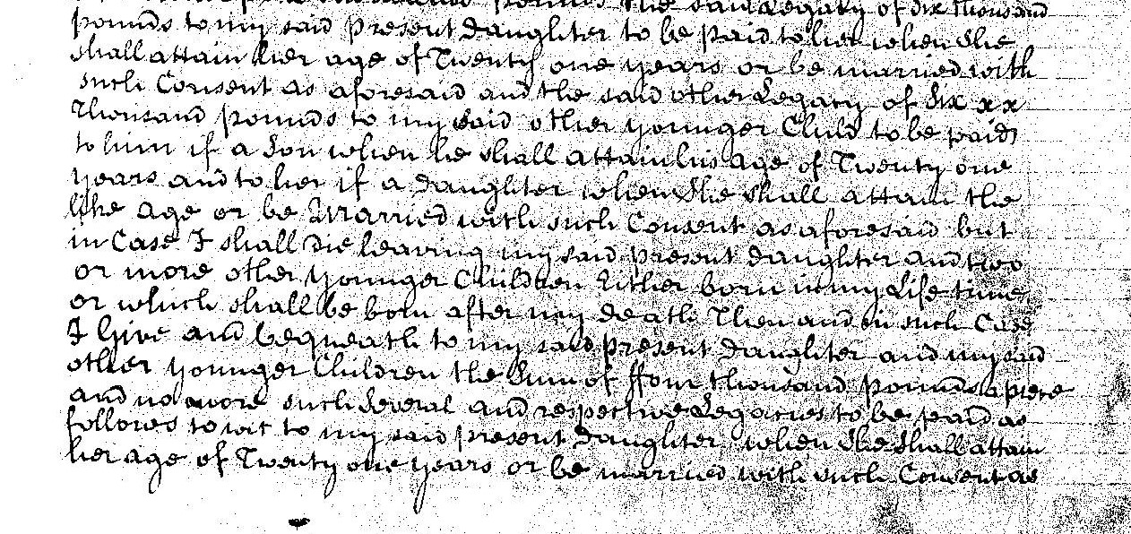 Will of Sir Richard Mill D