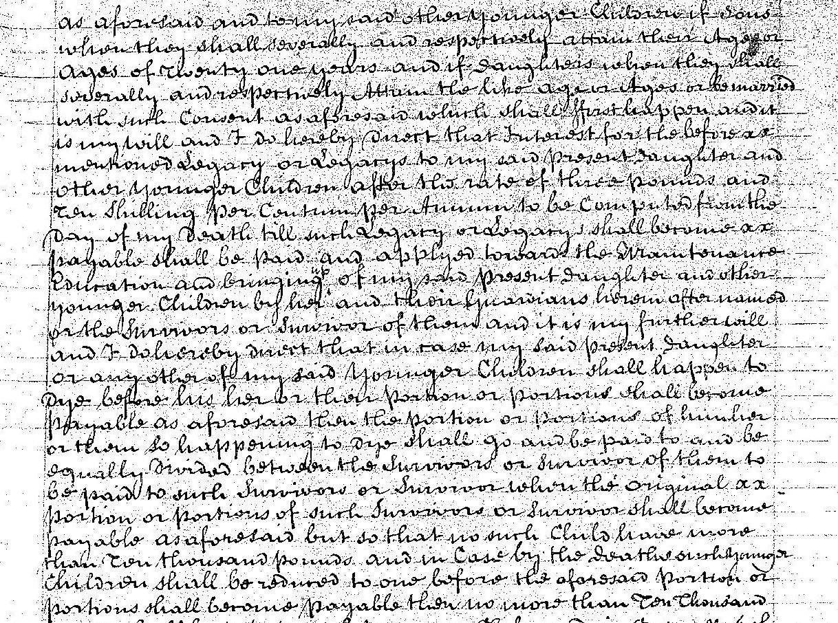 Will of Sir Richard Mill E