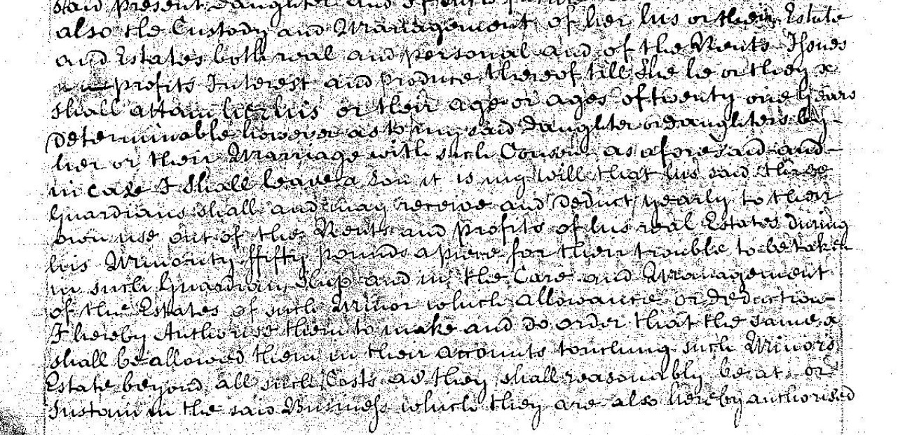 Will of Sir Richard Mill L