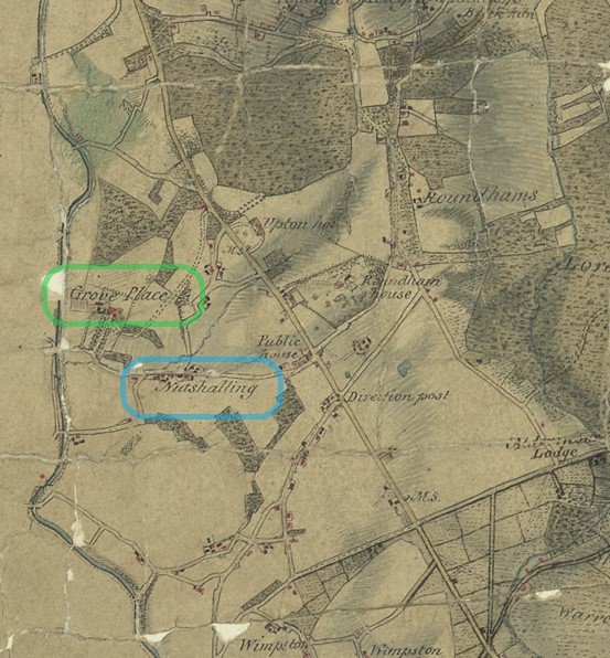British Library OS Drawing Nursling tight