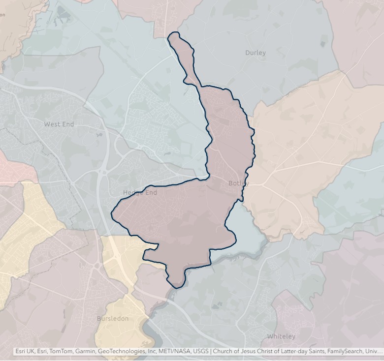 England Jurisdictions 1851 Botley 2