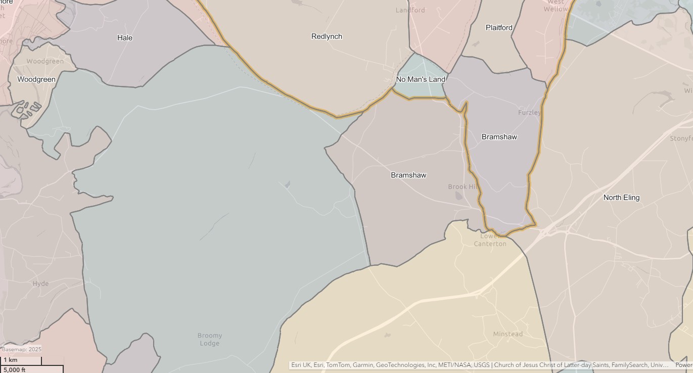 England Jurisdictions 1851 Bramshaw 2