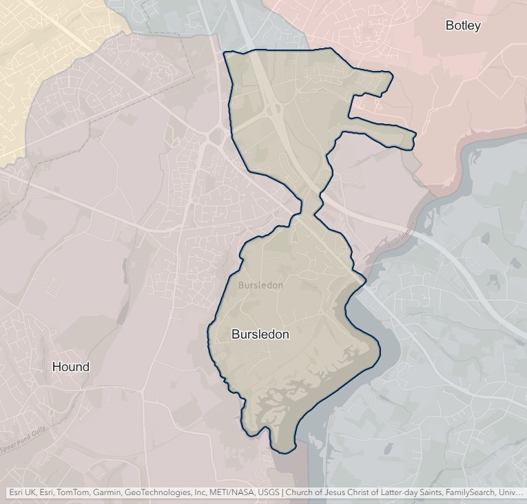 England Jurisdictions 1851 Bursledon 2