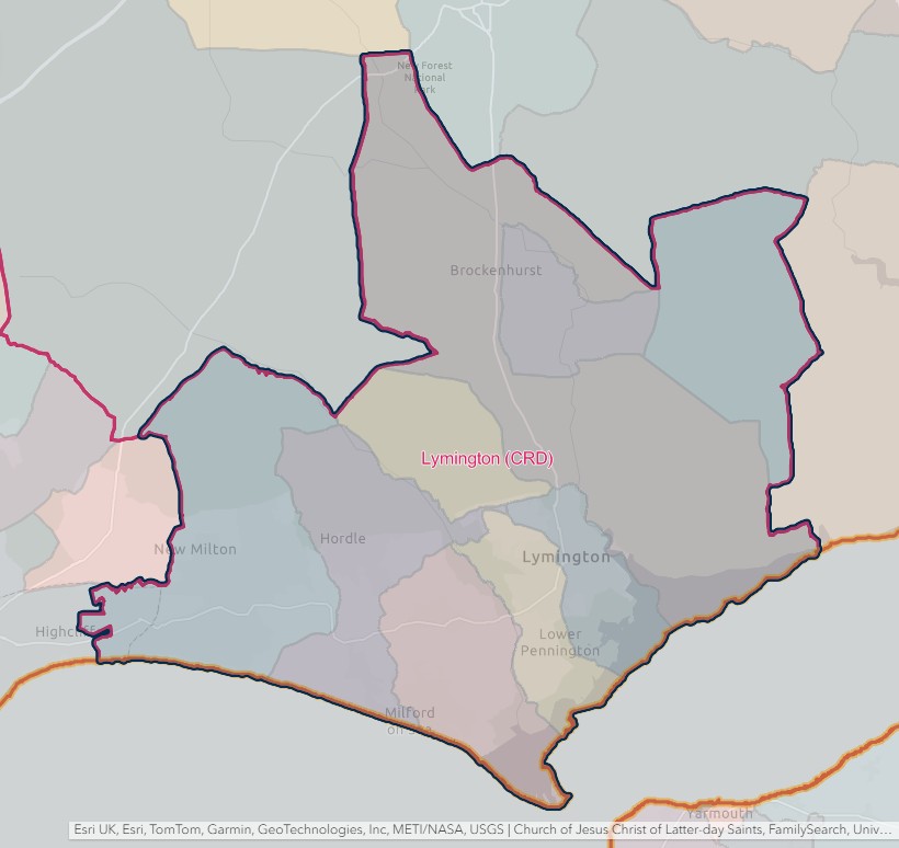 England Jurisdictions 1851 CRD Lymington 2