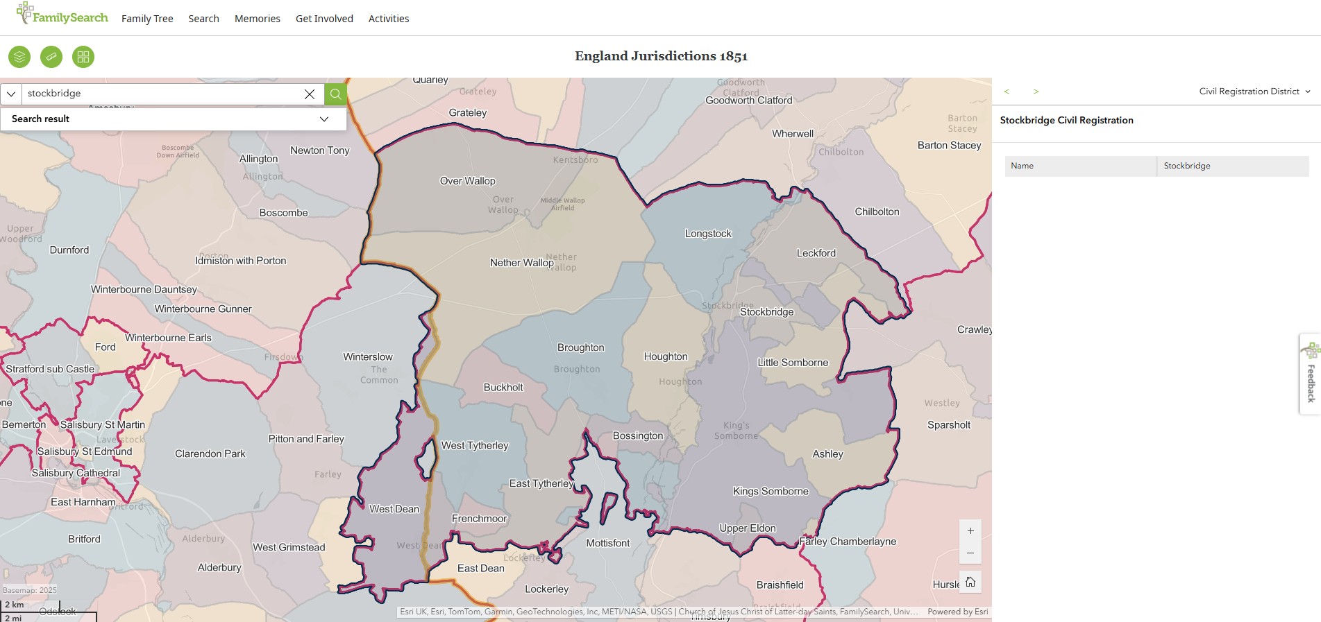England Jurisdictions 1851 CRD Stockbridge 1