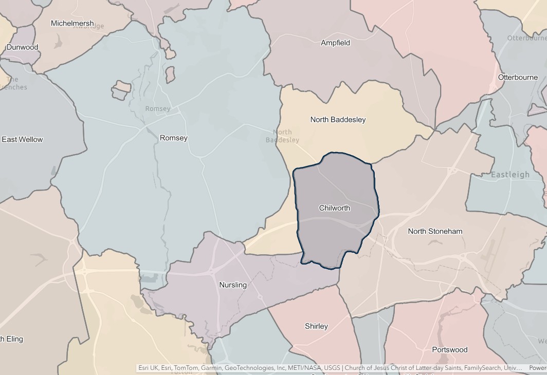 England Jurisdictions 1851 Chilworth 2