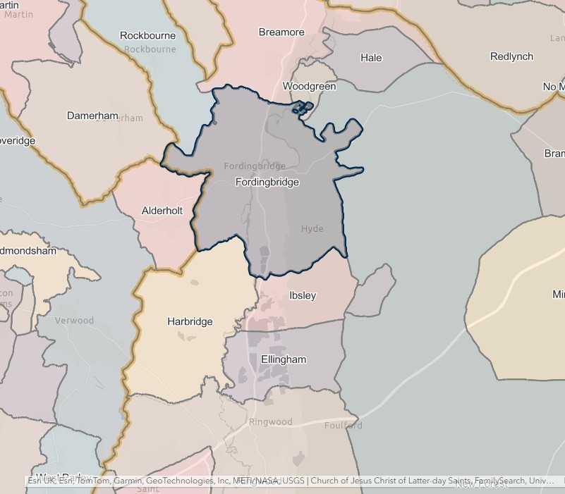 England Jurisdictions 1851 Fordingbridge 2