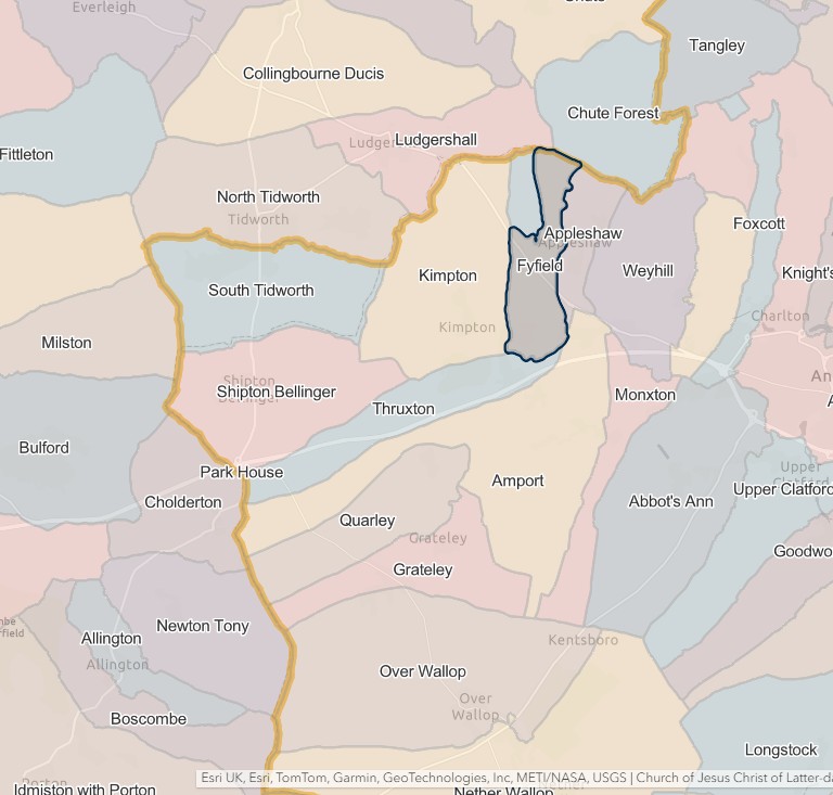 England Jurisdictions 1851 Fyfield 2