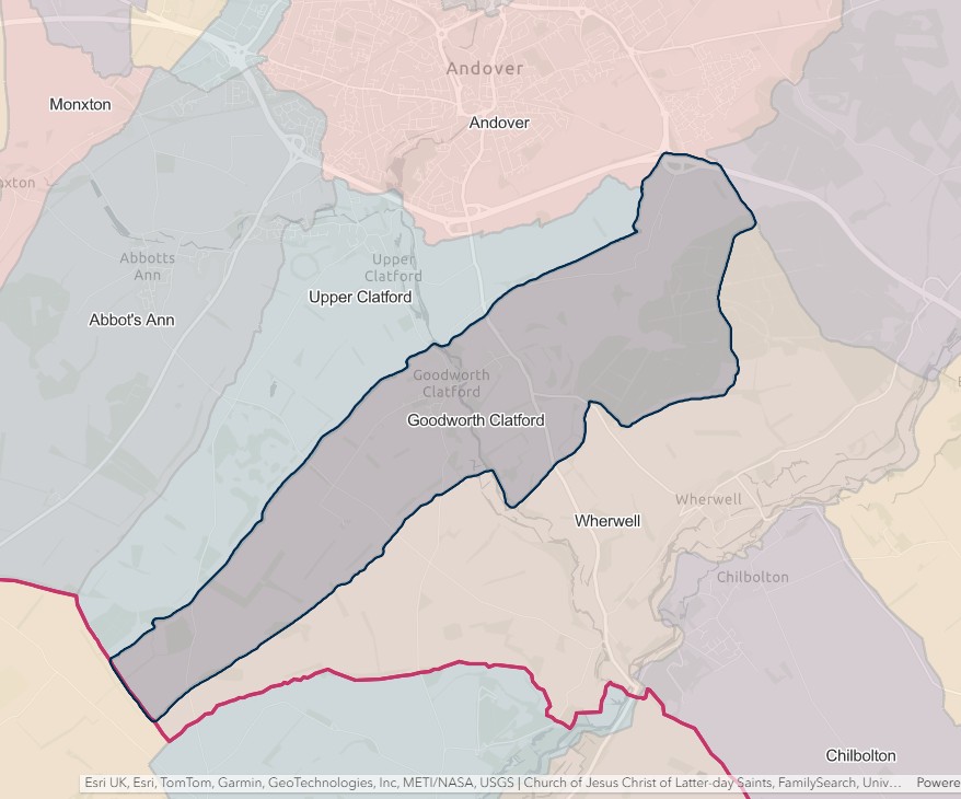 England Jurisdictions 1851 Goodworth Clatford 2