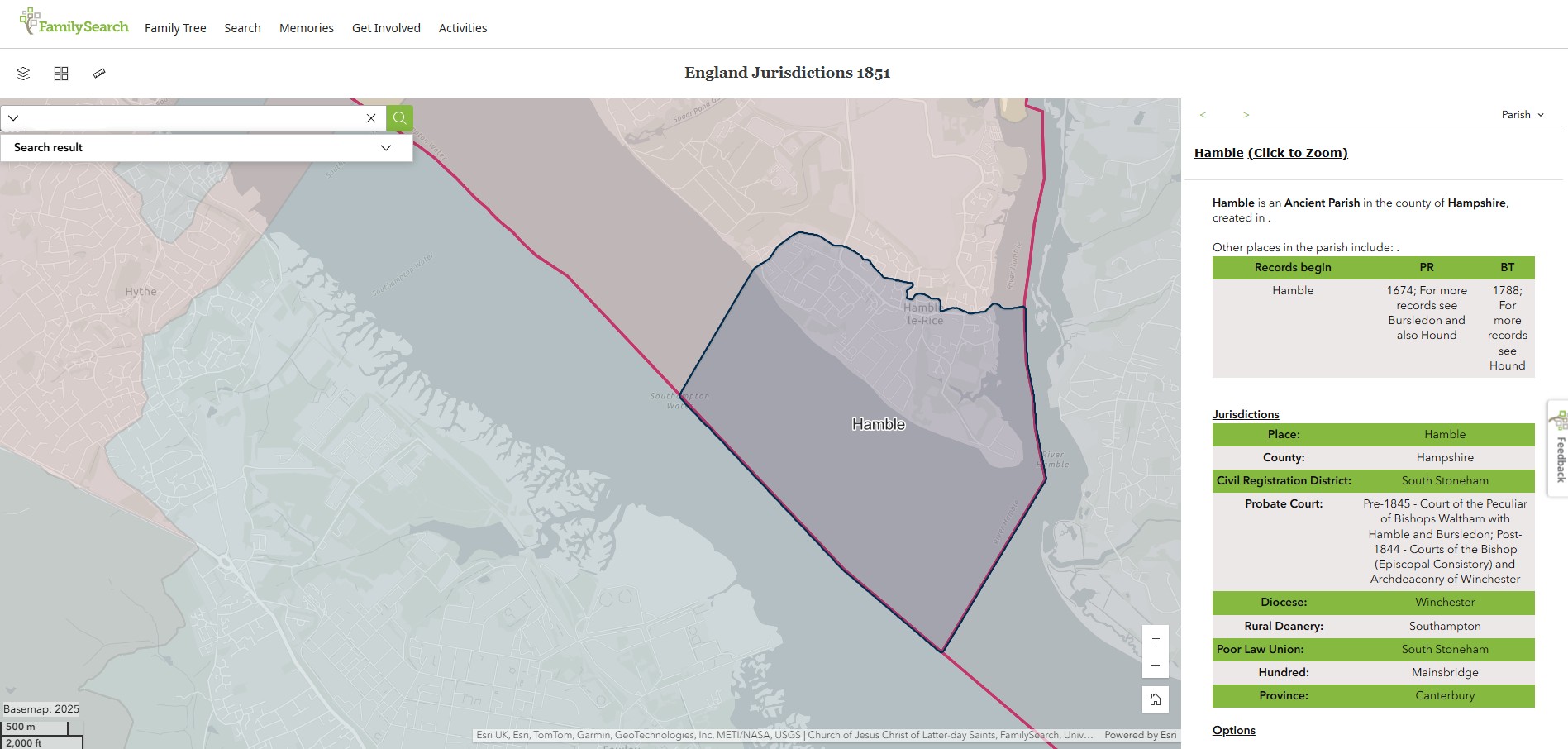 England Jurisdictions 1851 Hamble 1