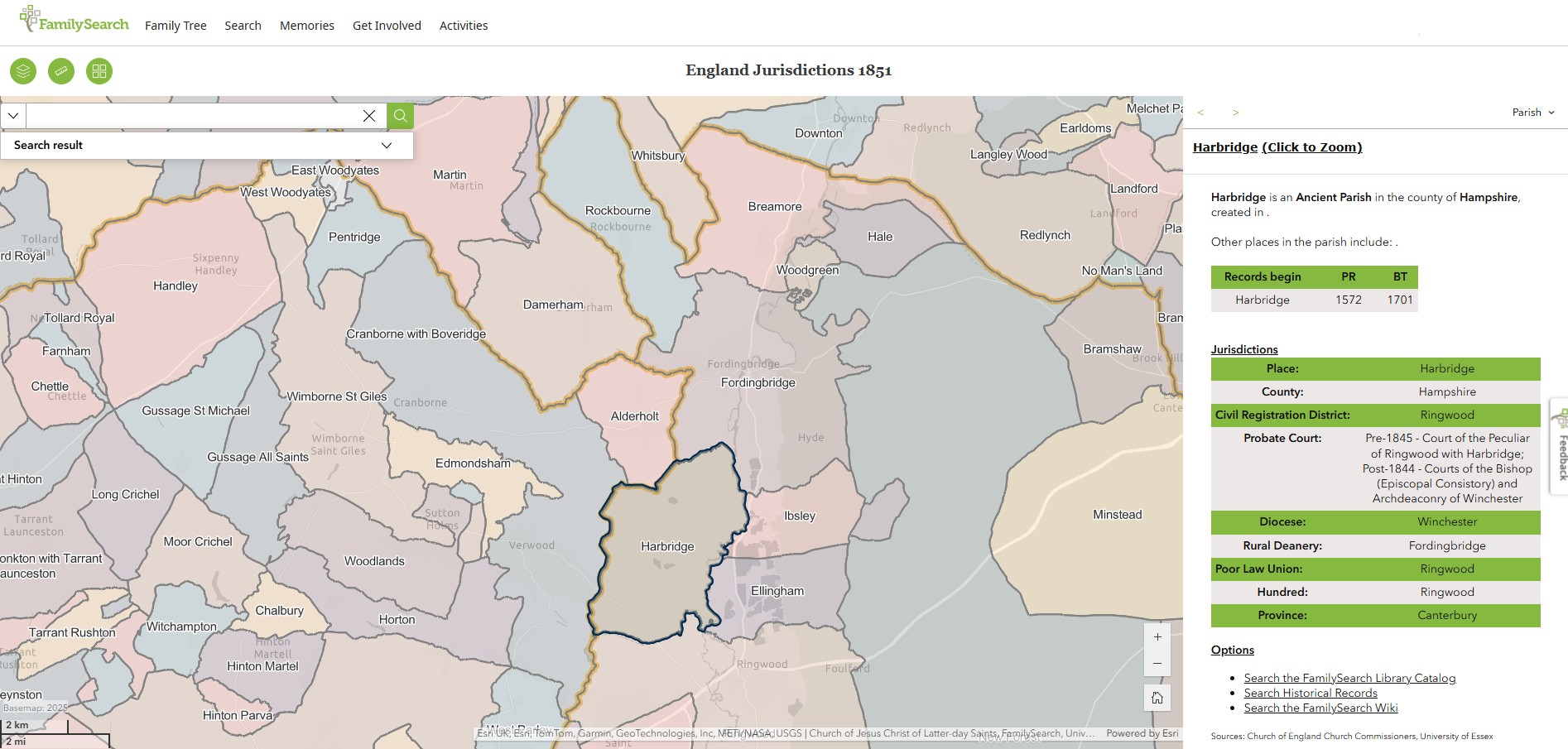 England Jurisdictions 1851 Harbridge 1