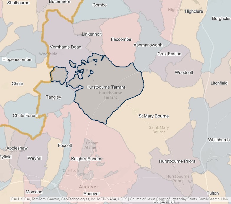 England Jurisdictions 1851 Hurstbourne Tarrant 2