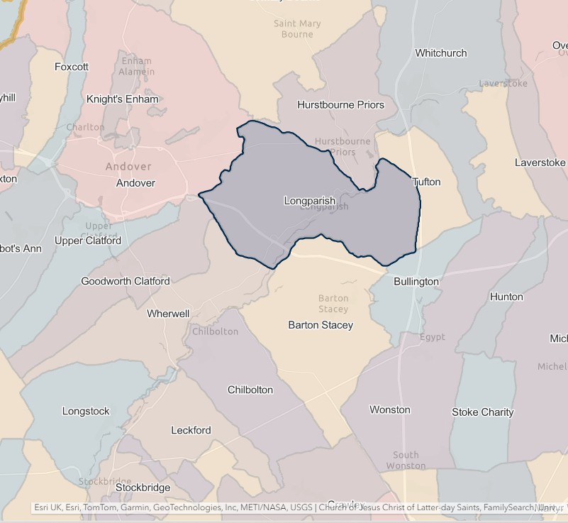England Jurisdictions 1851 Longparish 2