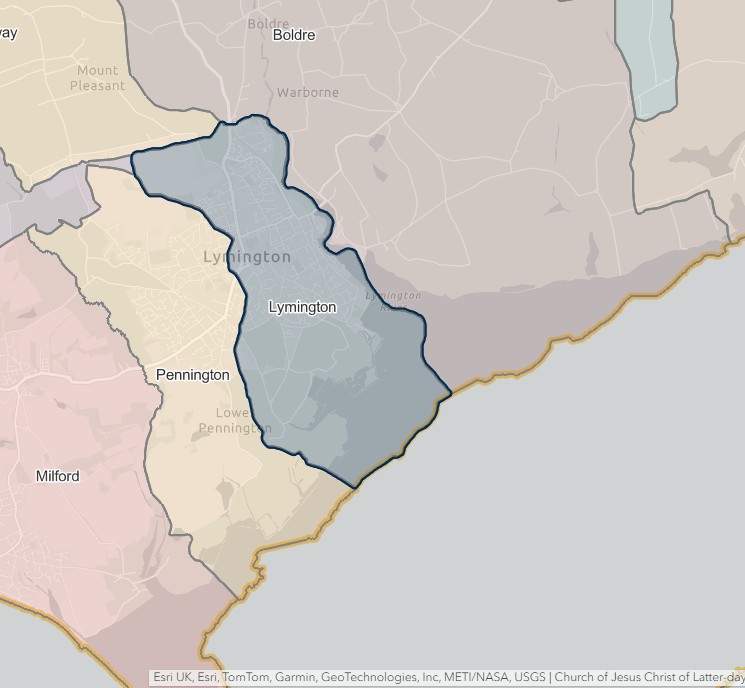 England Jurisdictions 1851 Lymington 2