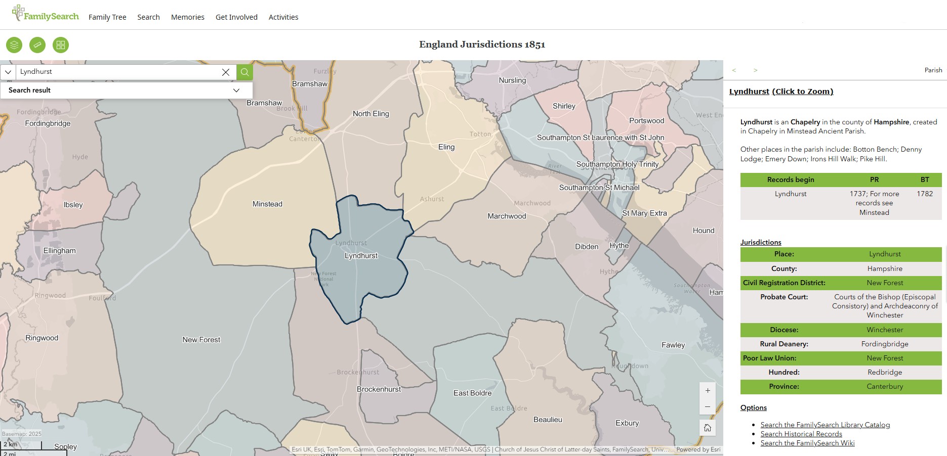 England Jurisdictions 1851 Lyndhurst 1