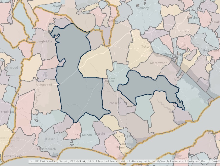 England Jurisdictions 1851 New Forest 2
