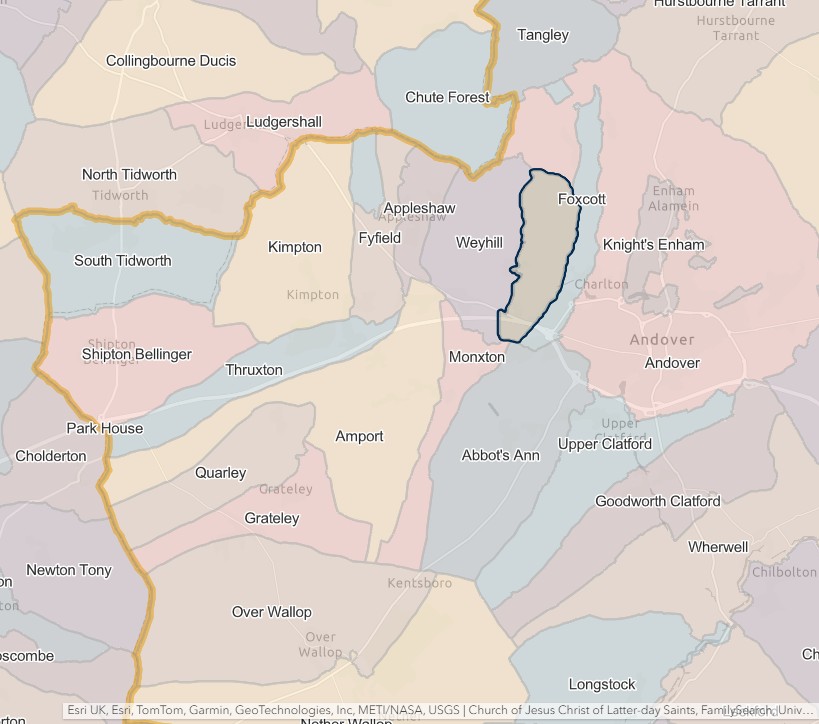 England Jurisdictions 1851 Penton Mewsey 2