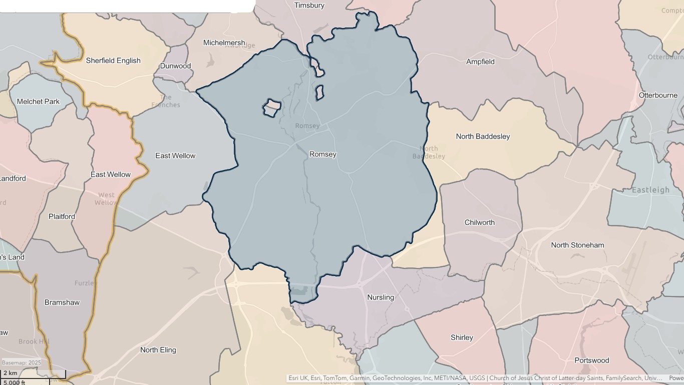 England Jurisdictions 1851 Romsey 2