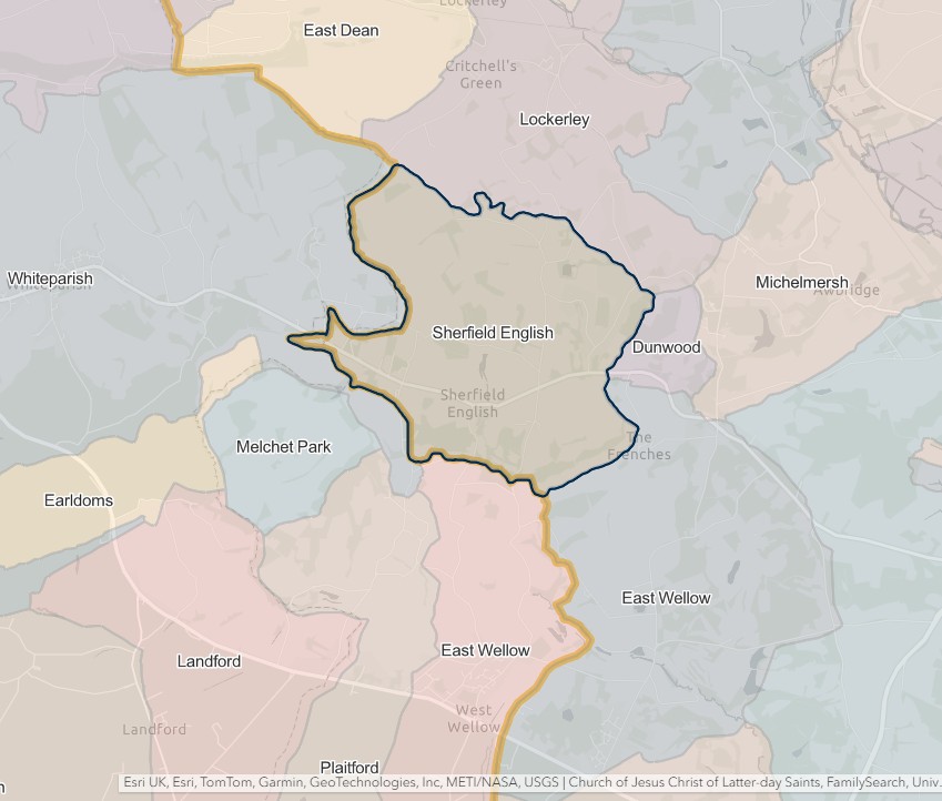 England Jurisdictions 1851 Sherfield English 2