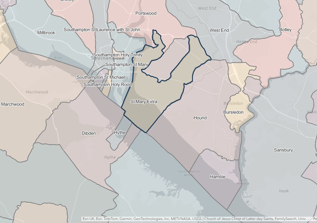 England Jurisdictions 1851 St Mary Extra 2