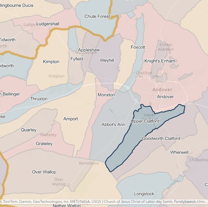 England Jurisdictions 1851 Upper Clatford 2